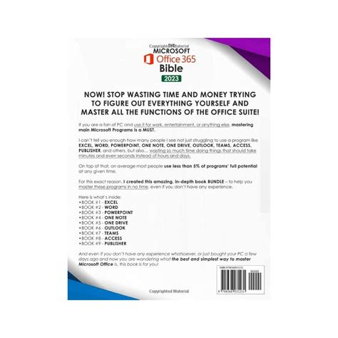 Buy The Microsoft Office Bible The Most Updated And Complete Guide