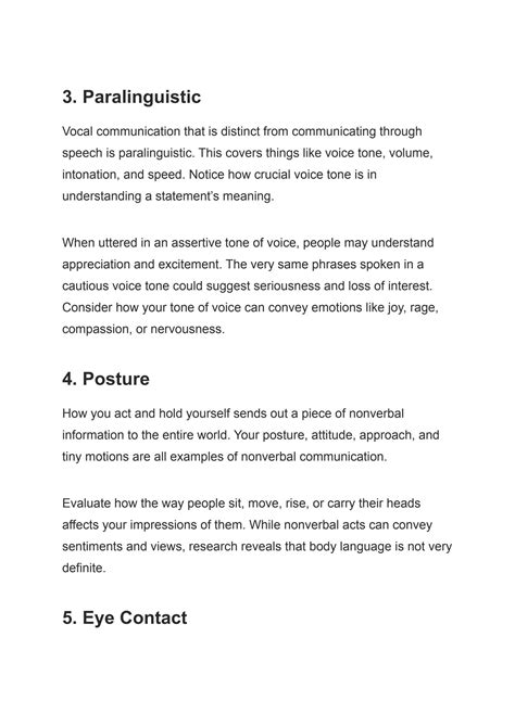 SOLUTION: Types of body languages - Studypool