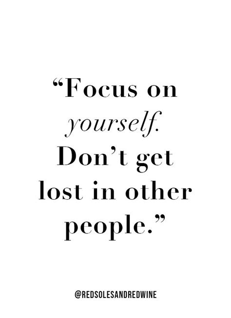 Focus On Yourself Quotes - ShortQuotes.cc