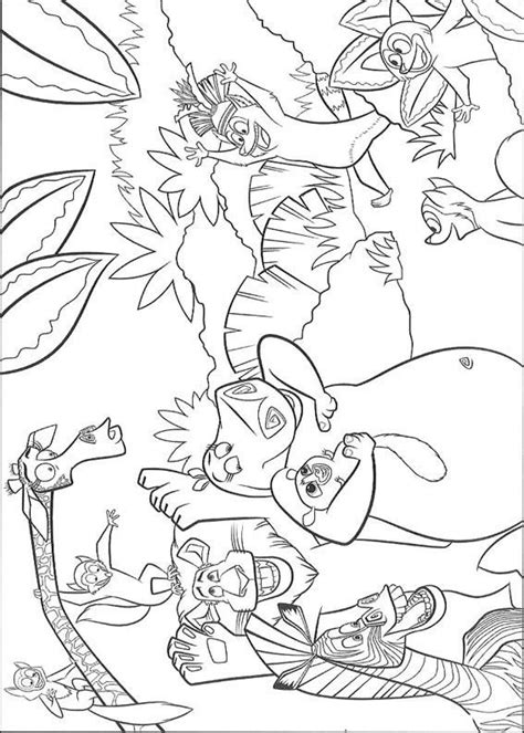 Coloriage Madagascar - Coloriage Madagascar à imprimer gratuit dessin gratuit à imprimer