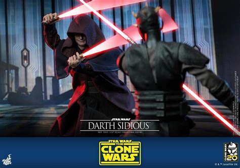 HOT TOYS Star Wars The Clone Wars Darth Sidious Sixth Scale Figures Mintinbox