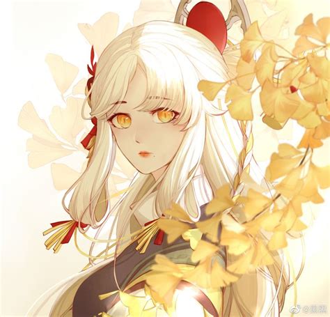 阴阳师 Onmyoji Amaterasu Okami Character Illustration Aesthetic Anime