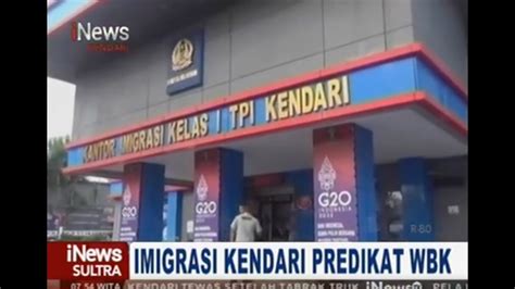 Kantor Imigrasi Kendari Mendapat Predikat WBK 2022 Dari Kemenpan RB