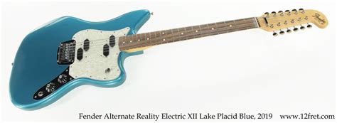 Fender Alternate Reality Electric XII Lake Placid Blue, 2019