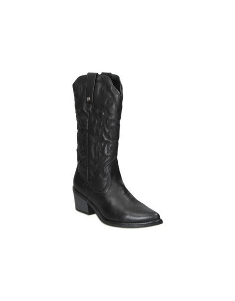 Botas para mujer con tacón Mustang MTNG 51964 en negro