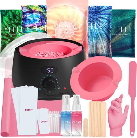 Amazon Complete Home Waxing Kit For Women Face Brazilian Eyebrow Bikini Leg Sensitive