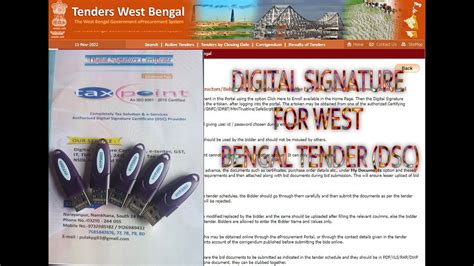 Dsc Mapping On Wb Tenders How To Enroll New Dsc In Tender Taxpoint