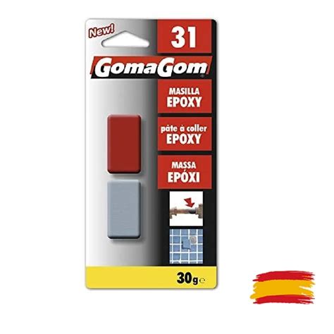 GOMAGOM Masilla Epoxi 30 g Nº 31 resistente adherente Pegamento