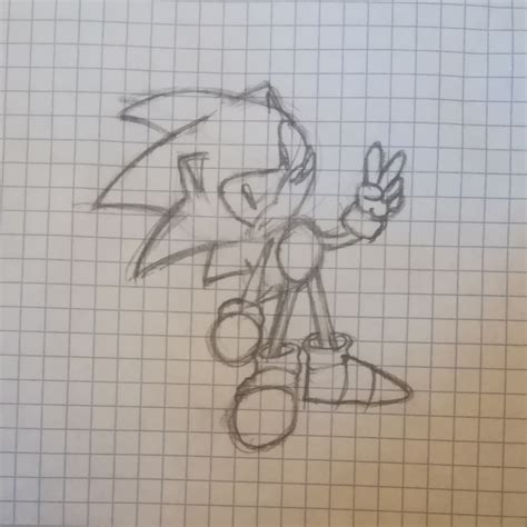 Sonic pencil drawing by Ananaseqartman on DeviantArt