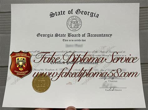 The Best Way To Obtain A Fake State Of Georgia Cpa Certificate In