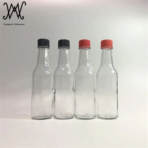 Oz Hot Sauce Glass Bottle Leak Proof Dripper Insert