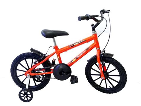 Bicicleta Infantil Masculina Criança 5 anos Menino Aro 16 Ello MTB Hot Car rodinhas Ello