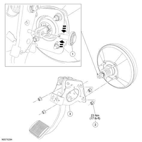 Ford Focus Service Manual Brake Pedal And Bracket Hydraulic Brakes