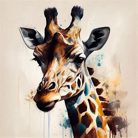 Franklin J Giraffen Painting By Matt Black Fine Art America