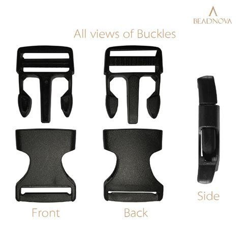 Beadnova Side Release Buckle 1 Inch Plastic Buckles 1 Inch Buckle Clip