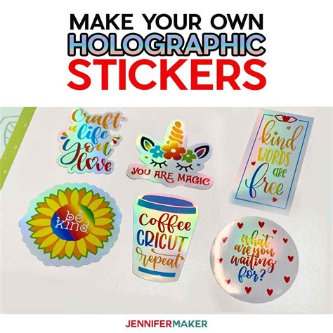 how to make stickers with cricut