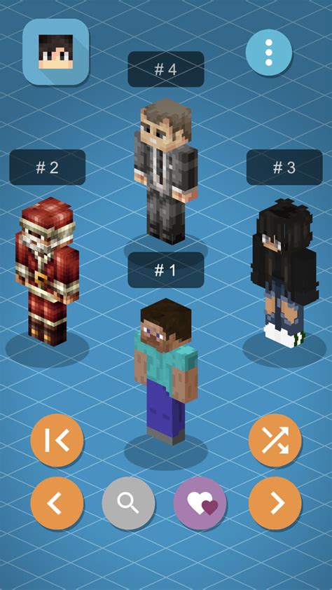 Pixelcraft Minecraft Skins لنظام Iphone تنزيل