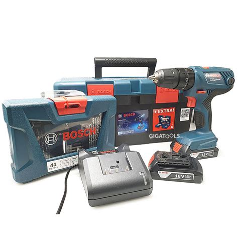 New Bosch Gsb 180 Li Cordless Hammer Drill Driver 18v Lithium Ion 2 0a