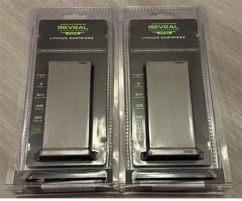 2 Reveal Tactacam Lithium Cartridge Rechargeable Batteries X Xb Sk Pro