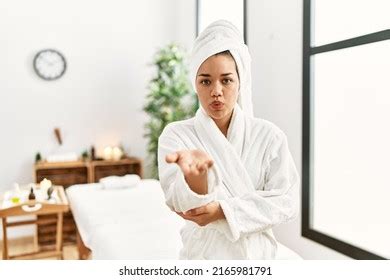 Brunette Sexy Towel Wearing Woman Images Stock Photos Vectors Shutterstock