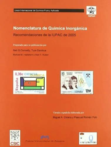 Nomenclatura De Qu Mica Inorg Nica Recomendaciones De La Iupac De