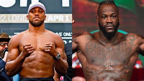 Anthony Joshua Vs Otto Wallin Deontay Wilder Vs Joseph Parker La