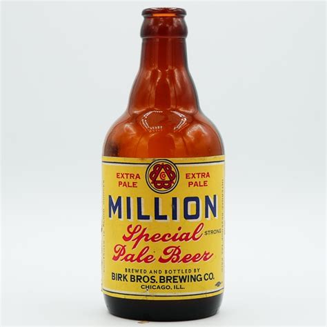 Lot Detail Million Special Pale Steinie Beer Bottle