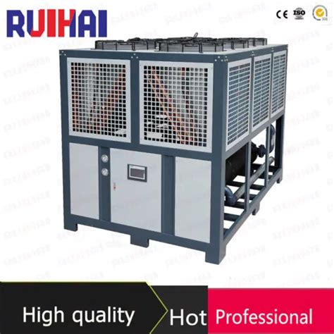 High Efficiency Screw Type Air Cooled Water Chiller For Concrete