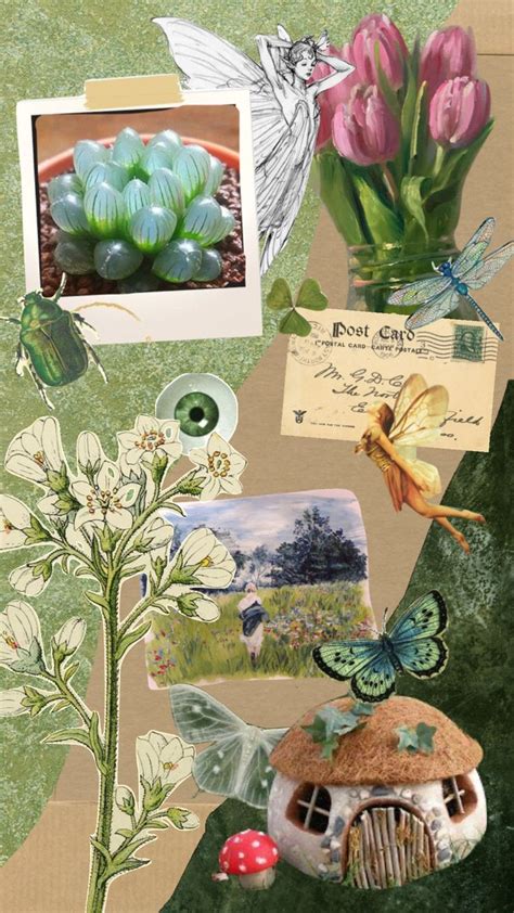 #aesthetic #collage #greenaesthetic | Green aesthetic, Painting, Collage