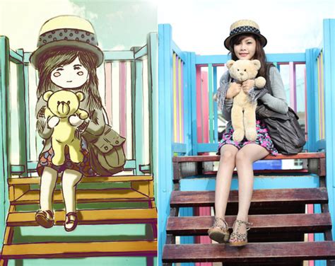 Hình Ảnh Chibi Của Các Hot Girl Đẹp Nhìn Như Thật