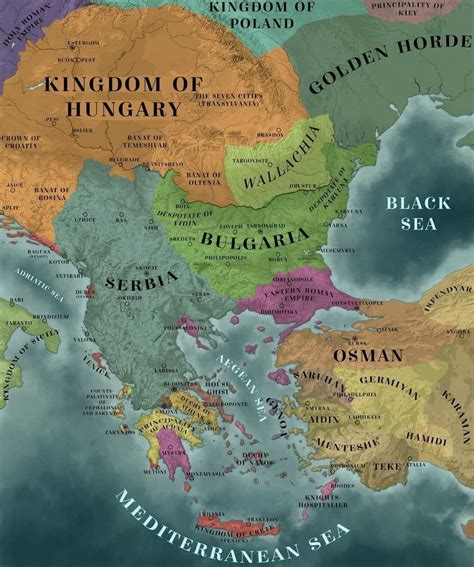 southeastern europe   mid  century historical maps map