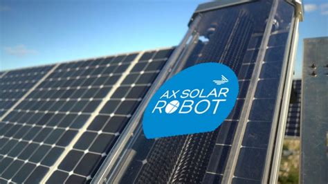 Cleaning Solutions For Ground Mounted Solar Power Plants Ax Solar Robot