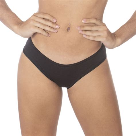 Kit 2 calcinhas modelo tanga em algodão Linha Gloss Econfort na Bra Lingerie