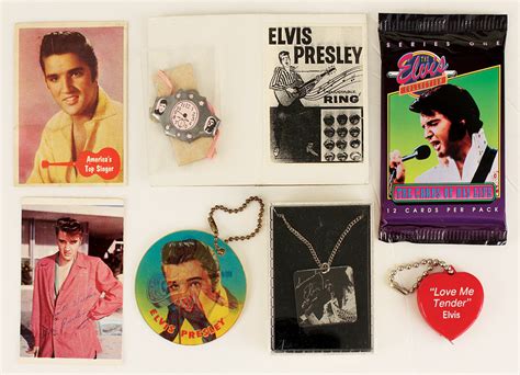 Lot Detail Elvis Presley Promotional Memorabilia