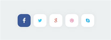 32 Beautiful HTML CSS3 Social Media Buttons FreshDesignweb