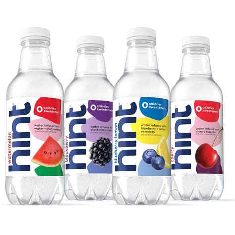 hint bottled water  sellers variety pack bundle purified