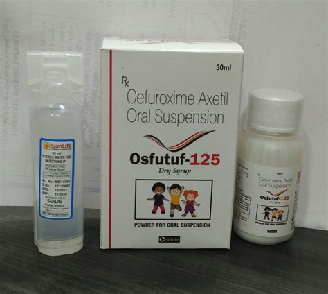 Osfutuf Cefuroxime Axetil Oral Suspension Syrup Packaging Size Ml