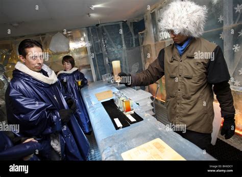 Absolut Ice Bar Nordic Sea Hotel Stockholm Sweden Stock Photo Alamy