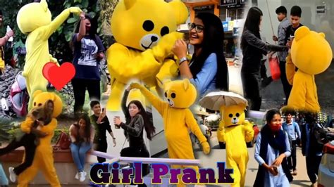 Teddy Bear With Girls Prank Big Shopping Mall Teddy Bear Prank 😀