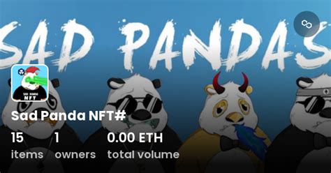 Sad Panda NFT Collection OpenSea