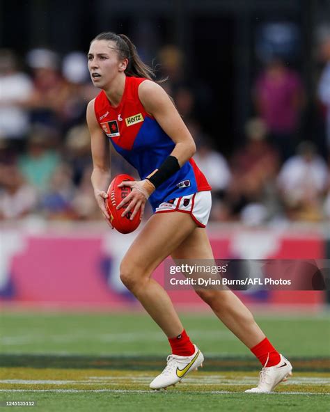 Casey Sherriff Of The Demons In Action During The 2022 Aflw Season 7