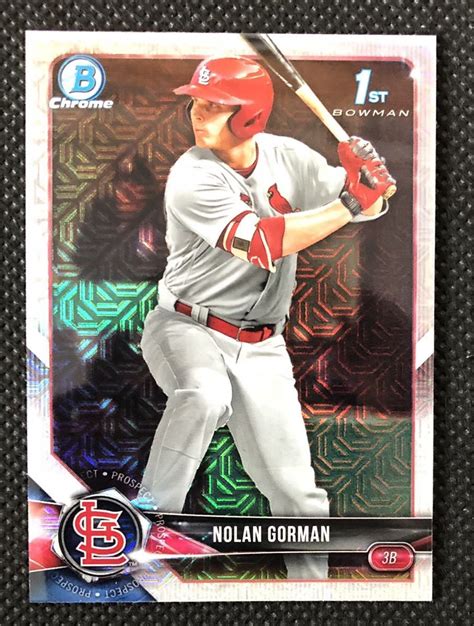 Yahoo オークション 2018 Bowman Draft Asia Refractor Nolan Gorman