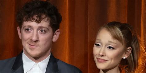 ethan slater seemingly speaks  ariana grande relationship speculation