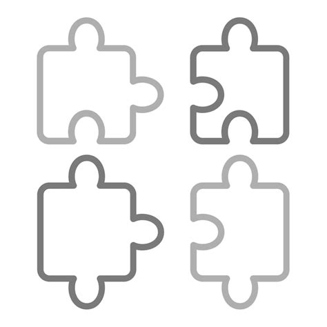 Premium Vector Puzzle Icon