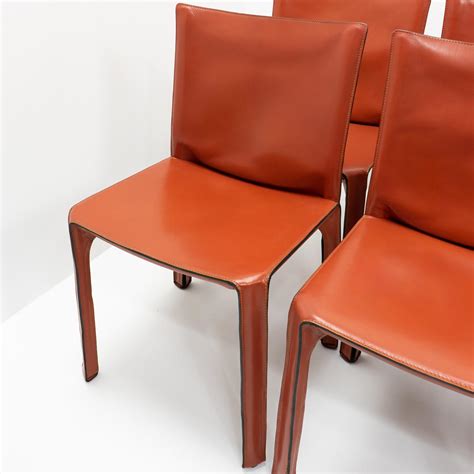 Italian Design Cab 412 Chairs By Mario Bellini For Cassina Set Of 8 For Sale At 1stdibs