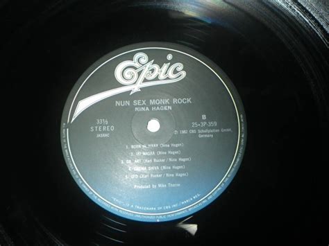 Yahoo オークション NINA HAGEN NUM SEX MONK ROCK 34