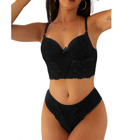 Conjunto Lingerie Sutiã Bojo Calcinha De Renda Feira da Madrugada SP