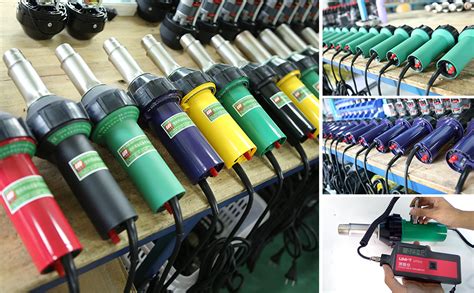 V W Handheld Plastic Welder Hot Air Gun Hand Tool Vinyl Welding Heat Gun Kit Amazon