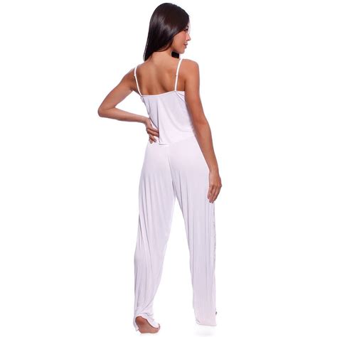 Pijama Luxo Camiste E Cal A Detalhes Em Renda Nayane Lingerie