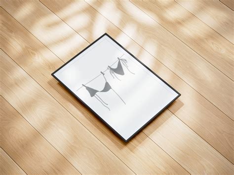 Summer Wall Art Bikini Shadow Poster Summery Vibes Printable Art Trendy Coastal Wall Art